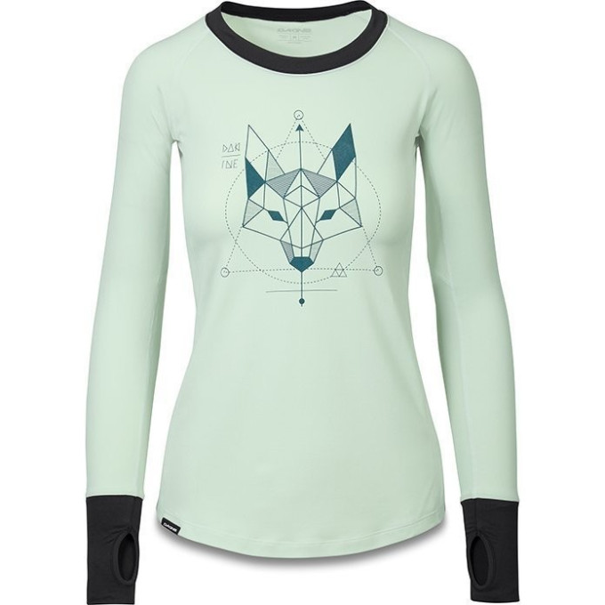 Фуфайка (термобелье) женская DAKINE LUPINE LIGHTWEIGHT TOP GREEN LILY Размер L 10001975 (0610934293838)