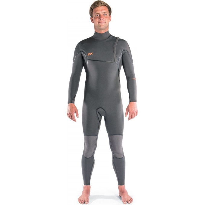 Гидрокостюм DAKINE MENS CYCLONE Z/F FULL SUIT 3/2 Graphite/Orange, размер M DK01M32CC1 (0604565771636)