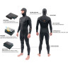 Гидрокостюм DAKINE MEN'S CYCLONE ZIP FREE HOODED 5/4mm Black Размер XL DK21M54HC (0604565431967)