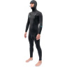 Гидрокостюм DAKINE MENS MISSION CHEST ZIP HOODED 6/5/4mm BLACK, S DK21M654HMZ (0604565451507)