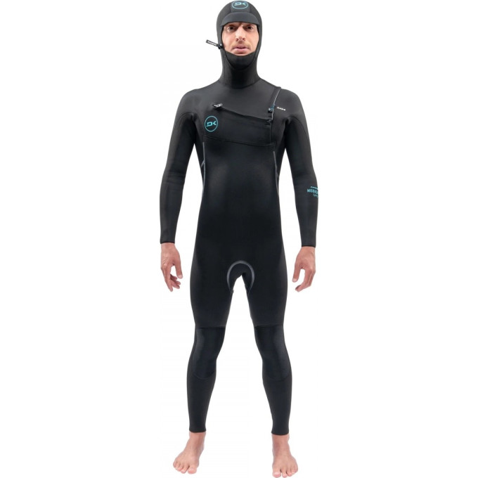 Гидрокостюм DAKINE MENS MISSION CHEST ZIP HOODED 6/5/4mm Blk, размер XLS DK22M654HMZ (0604565453839)