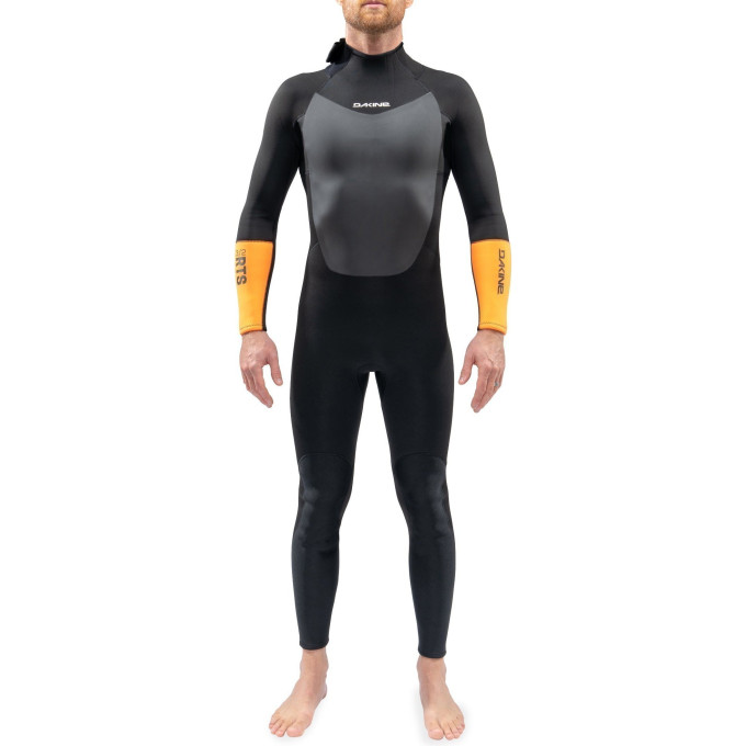 Гидрокостюм DAKINE MEN'S RTS BACK ZIP FULL SUIT 5/3mm Black/Orange Размер L DK21M53RTS (0604565435293)