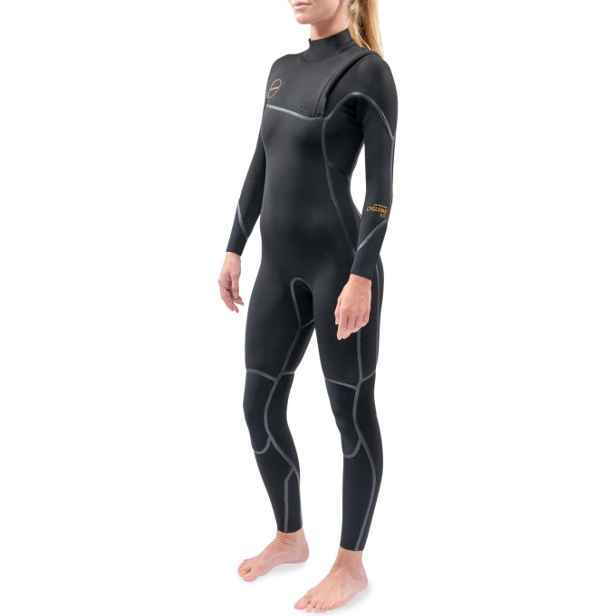 Гидрокостюм женский DAKINE WOMEN'S CYCLONE ZIP FREE FULL SUIT 3/2mm Black Размер 12 DK21W32C (0604565435842)