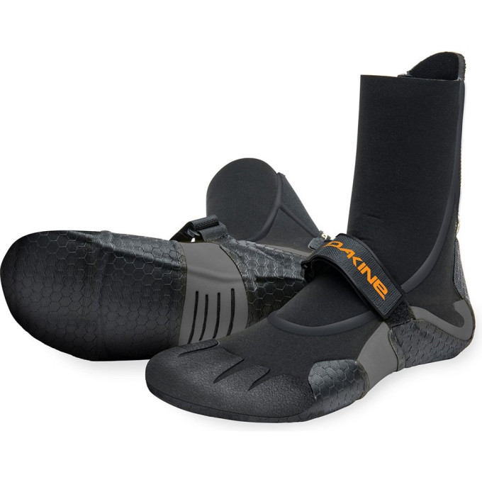 Гидротапки DAKINE UNISEX CYCLONE ROUND TOE BOOT 7/5мм черные, размер 7 DK22U7CRTB (0604565598318)