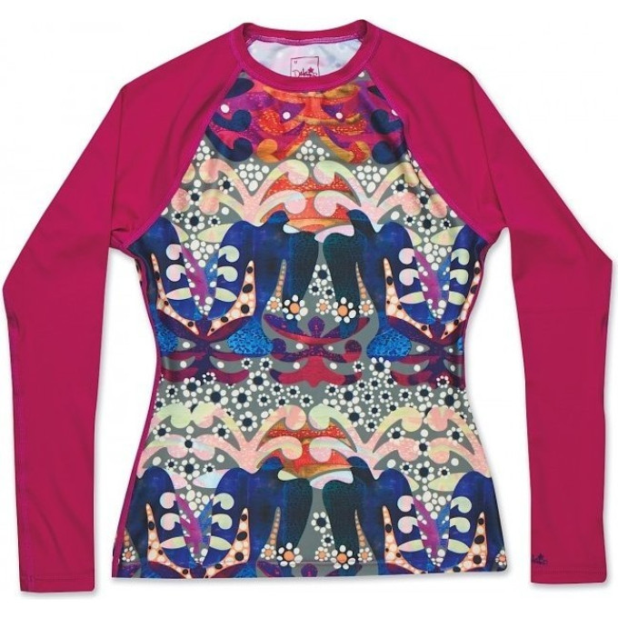 Майка лайкровая женская DAKINE MAIRA LS RASHGUARD PEACE LOVE DOVE Размер: M 0610934932782